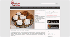 Desktop Screenshot of onlinekucharka.cz