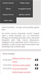 Mobile Screenshot of onlinekucharka.cz